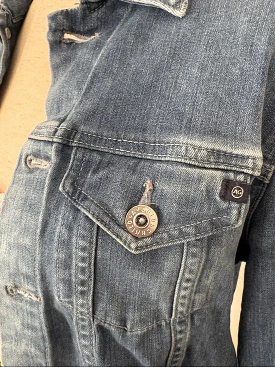 AG Adriano Goldschmied Denim Jean Jacket - Picture 7 of 12